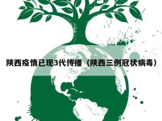 陕西疫情已现3代传播（陕西三例冠状病毒）