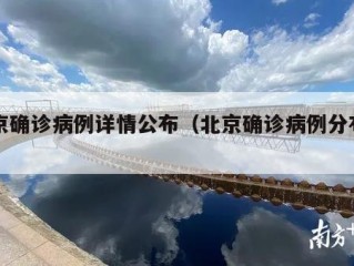 北京确诊病例详情公布（北京确诊病例分布图）