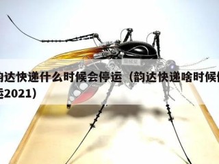 韵达快递什么时候会停运（韵达快递啥时候停运2021）