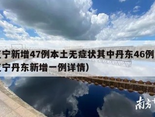 辽宁新增47例本土无症状其中丹东46例（辽宁丹东新增一例详情）