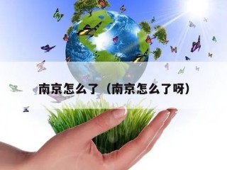 南京怎么了（南京怎么了呀）