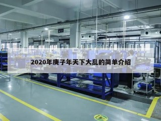 2020年庚子年天下大乱的简单介绍